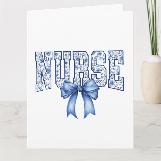 Nurse Greeting Card Kaart (Voorkant)