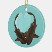 Nurse haaien snijden keramisch ornament (Links)