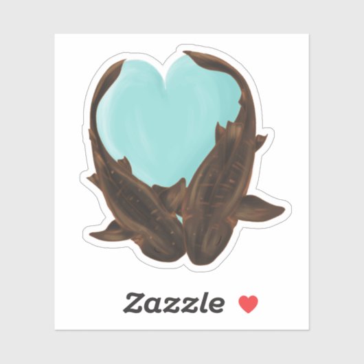 Nurse haaien snijden sticker (Vel)