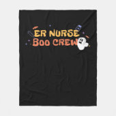 Nurse Halloween C Fleece Deken (Voorkant)