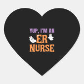 Nurse Halloween C Hart Sticker (Voorkant)