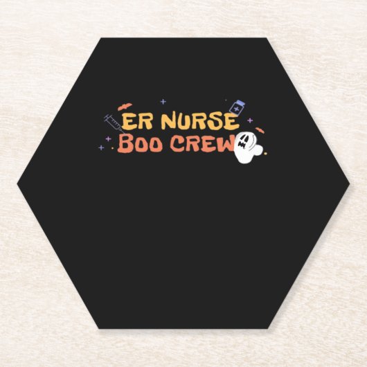 Nurse Halloween C Kartonnen Onderzetters (Voorkant)