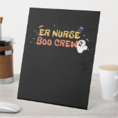 Nurse Halloween C Reclamebord Met Voetstuk (Insitu)