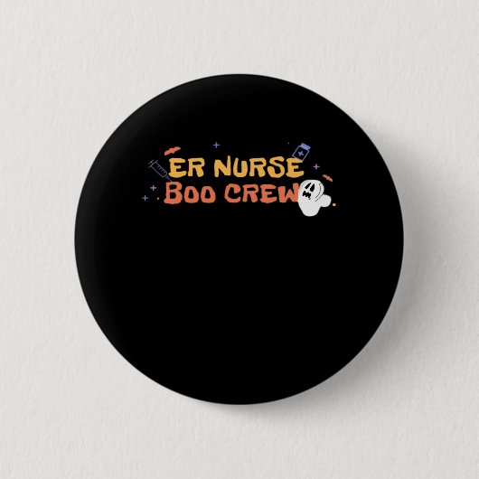 Nurse Halloween C Ronde Button 5,7 Cm (Voorkant)