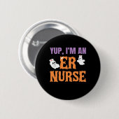 Nurse Halloween C Ronde Button 5,7 Cm (Voorkant /achterkant)
