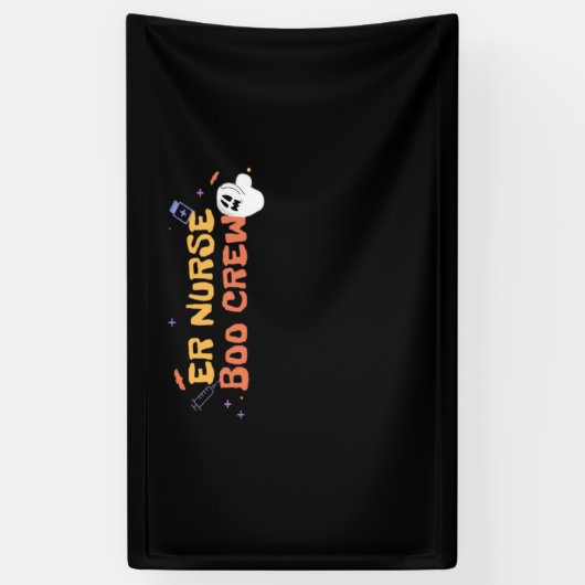 Nurse Halloween C Spandoek (Verticaal)