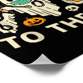 Nurse Halloween Ghost Crew Vaccine Say Boo To The  Poster (Hoek)