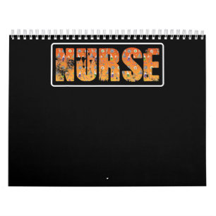 Nurse Halloween Gift With Pumpkin Spider Witch Hat Kalender