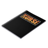 Nurse Halloween Gift With Pumpkin Spider Witch Hat Notitieboek (Linkerzijde)