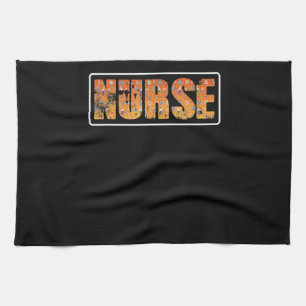 Nurse Halloween Gift With Pumpkin Spider Witch Hat Theedoek