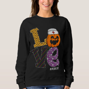 Nurse Halloween Pumpkin Costume Love PCR Nurse Lif Trui