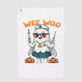 Nurse Halloween ready Classic T-Shirt Golfhanddoek (Voorkant)