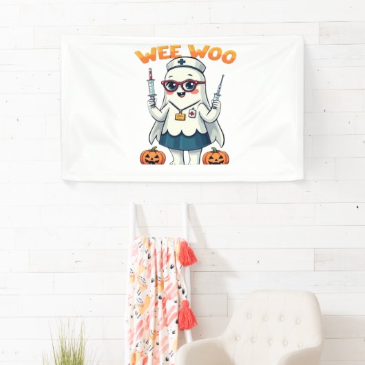 Nurse Halloween ready Classic T-Shirt Spandoek (Insitu)