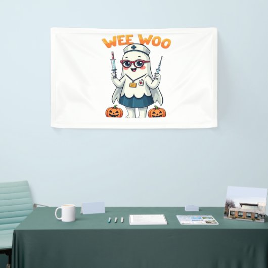 Nurse Halloween ready Classic T-Shirt Spandoek (Beurs)