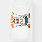 Nurse Halloween ready Classic T-Shirt Spandoek (Verticaal)