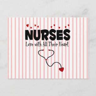 Nurse hartstift briefkaart