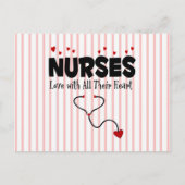 Nurse hartstift briefkaart (Voorkant)