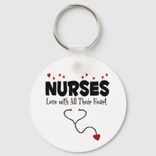 Nurse hartstift sleutelhanger