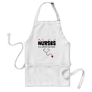 Nurse hartstift standaard schort