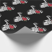 Nurse Heart Anatomy Reindeer Heart Cath Lab RN Cadeaupapier (Hoek)