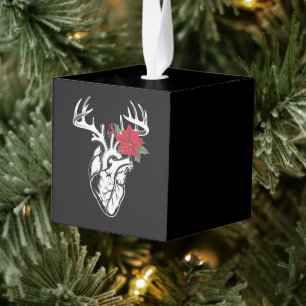 Nurse Heart Anatomy Reindeer Heart Cath Lab RN Decoratie