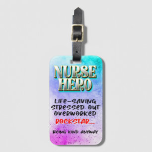 Nurse Hero-Bagagelabel Bagagelabel