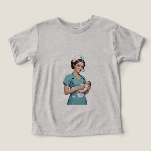 Nurse Holding Newborn - Gentle Care Medical Design (Design voorkant)