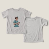 Nurse Holding Newborn - Gentle Care Medical Design (Ontwerp Voorkant & Achterkant)