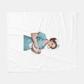 Nurse Holding Newborn - Gentle Care Medical Design Fleece Deken (Voorkant (Horizontaal))