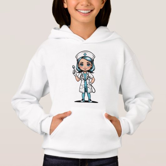 Nurse Hoodie Collection - Cozy Nursing Logos (Voorkant)