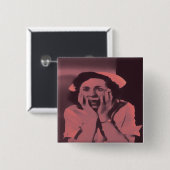 Nurse Horror Vierkante Button 5,1 Cm (Voorkant /achterkant)