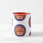 Nurse Humor Print Novelty: I C U mug Mok (Midden)