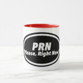 Nurse Humor Print Novelty: P R N Mok (Midden)