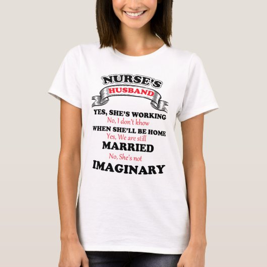 Nurse Husband T-shirt (Voorkant)