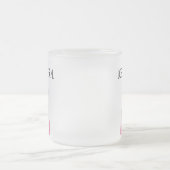 Nurse Illustration Roze scrubs Dank u Matglas Koffiemok (Center)