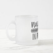 Nurse in Progress Frosted Glass Mok (Links)