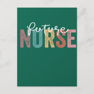 Nurse In Progress Nursing School Student Future Nu Briefkaart