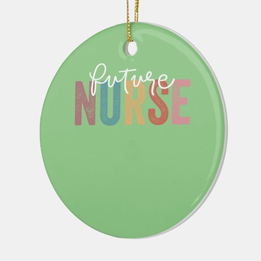 Nurse In Progress Nursing School Student Future Nu Keramisch Ornament (Links)