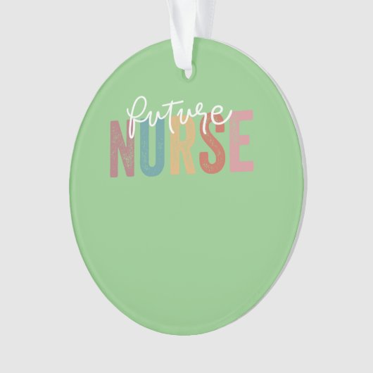 Nurse In Progress Nursing School Student Future Nu Ornament (voorkant)