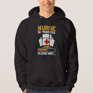 Nurse In Progress Nursing Student Future Nurse Lif Hoodie
