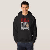 Nurse in Training  Future RN Student Hoodie (Voorkant volledig)
