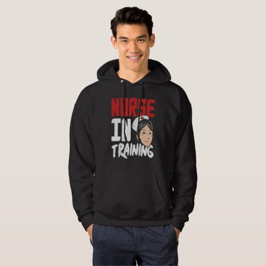 Nurse in Training  Future RN Student Hoodie (Voorkant volledig)