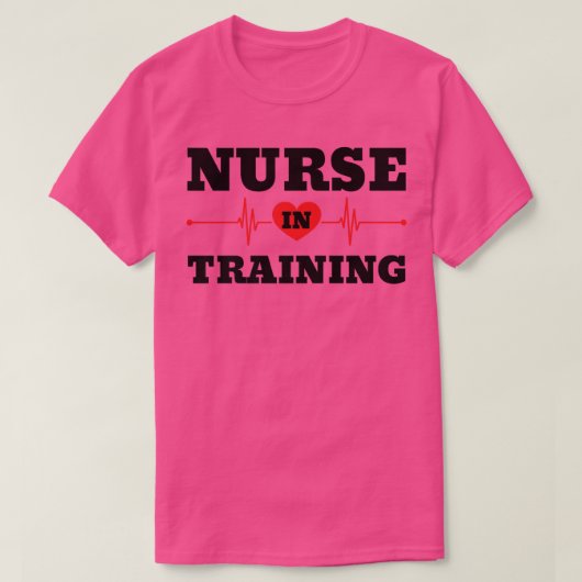 Nurse In Training Nursing Student Future Nurse Sc T-shirt (Design voorkant)