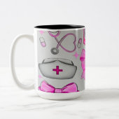 Nurse Items Tweekleurige Koffiemok (Links)