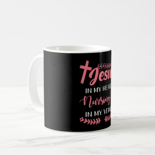Nurse Jesus Saying Koffiemok (Voorkant links)
