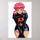 Nurse joy team rocket poster (Voorkant)