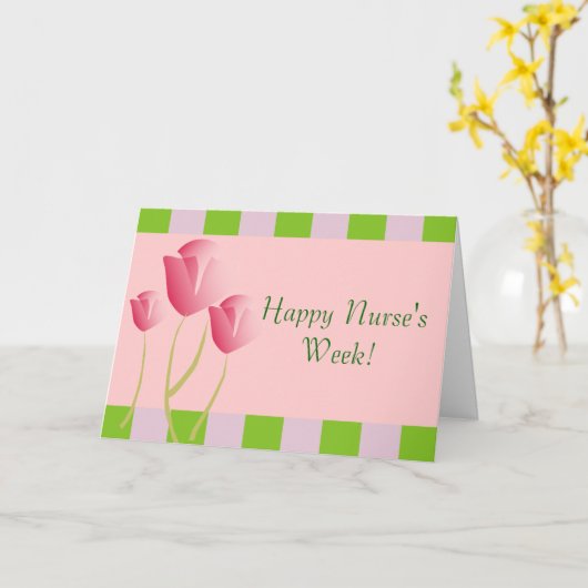Nurse Kaart Happy Nurse's Week (Gele Bloem)