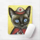 Nurse kat muismat (Met muis)