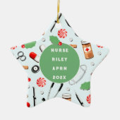 Nurse Keepomwille Cadeft Keramisch Ornament (Voorkant)