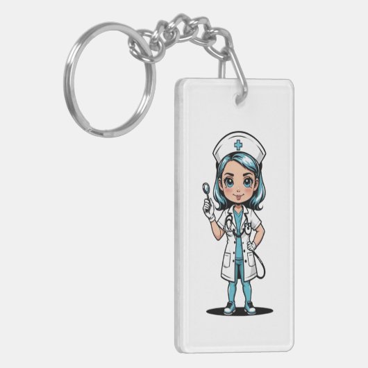 Nurse Keychain Collection - Empowering Nursing Log (Voorkant Links)